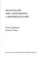 Sylvia Plath and Anne Sexton: a reference guide