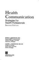 Health communication : strategies for health professionals /