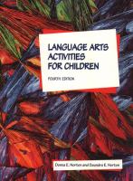 Language arts activities for children /