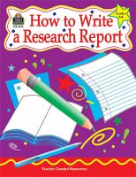 How to write a research report /