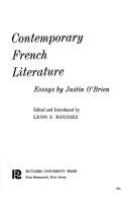 Contemporary French literature; essays.