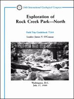 Exploration of Rock Creek Park-North : Washington, D.C., July 17, 1989 /