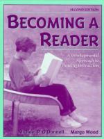 Becoming a reader : a developmental approach to reading instruction /