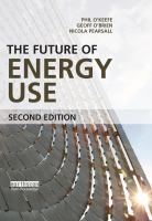 The future of energy use /