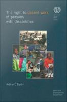 The right to decent work of persons with disabilities /