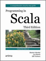 Programming in Scala /