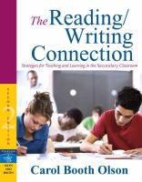 The reading/writing connection : strategies for teaching and learning in the secondary classroom /