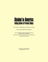 Alcohol in America : taking action to prevent abuse /