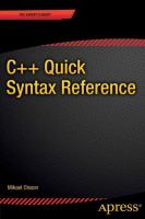 C++ quick syntax reference /
