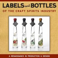 Labels and bottles of the craft spirits industry /