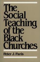 The social teaching of the Black Churches /