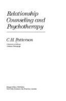 Relationship counseling and psychotherapy