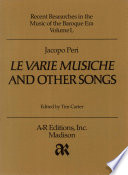 Le varie musiche and other songs /