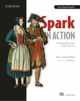 Spark in Action : Covers Apache Spark 3 with Examples in Java, Python, and Scala.