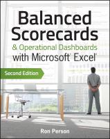 Balanced scorecards & operational dashboards with Microsoft Excel /