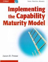 Implementing the capability maturity model
