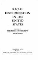 Racial discrimination in the United States /