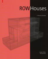 Row houses : a housing typology /