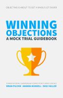 Winning Objections : a mock trial guidebook /