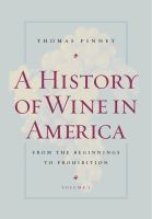 A history of wine in America.