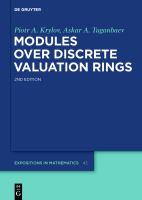 Modules over Discrete Valuation Rings /