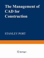 The management of CAD for construction /
