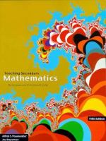 Teaching secondary school mathematics : techniques and enrichment units /