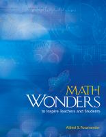 Math wonders to inspire teachers and students