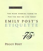 Emily Post's Etiquette.