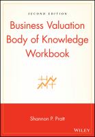 Business valuation body of knowledge.
