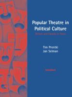 Popular theatre in political culture : Britain and Canada in focus /