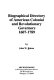 Biographical directory of American colonial and Revolutionary governors, 1607-1789 /