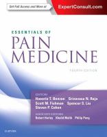 Essentials of pain medicine /