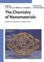 The chemistry of nanomaterials : synthesis, properties and applications in 2 volumes /