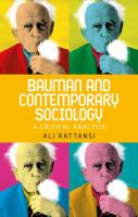 Bauman and contemporary sociology : a critical analysis /