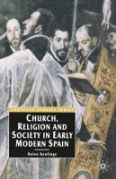Church, religion and society in early modern Spain /