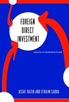 Foreign direct investment : analysis of aggregate flows /