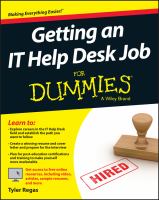 Getting an IT help desk job for dummies /