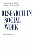 Research in social work /