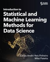 Introduction to statistical and machine learning methods for data science /