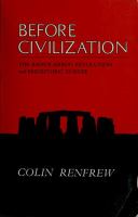 Before civilization : the radiocarbon revolution and prehistoric Europe /