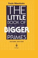 The little book of bigger primes