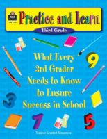 Practice and learn : third grade /