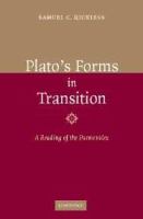 Plato's forms in transition : a reading of the Parmenides /