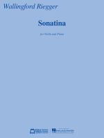 Sonatina for violin and piano /
