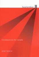 September 11 : consequences for Canada /