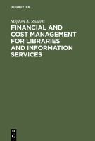 Financial and cost management for libraries and information services /
