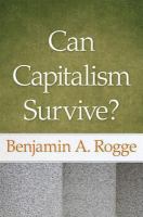 Can capitalism survive? /