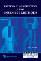 Pattern classification using ensemble methods /
