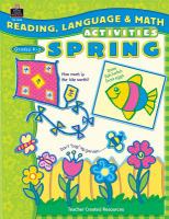 Reading, language, & math activities : spring /